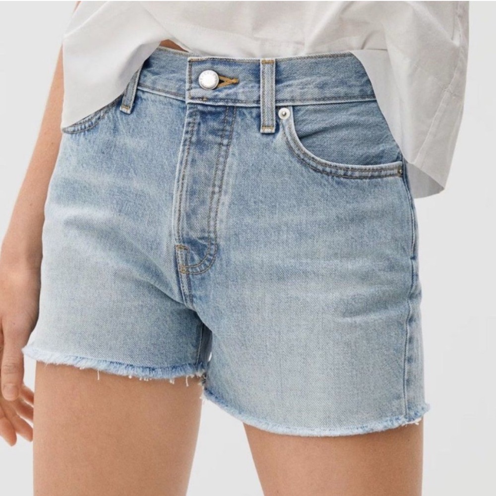 Everlane Blue Jean Shorts with Vintage Appeal